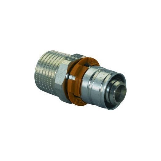 Пресс-соединение 16 х ½" НР Uponor MLC, лужёная латунь Пресс-соединение 16 х ½" НР Uponor MLC, лужёная латунь