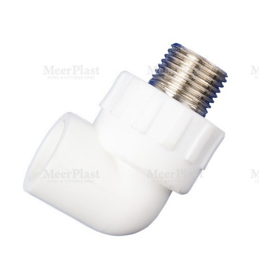 Угольник PPRC НР 20 х ½" MeerPlast Угольник PPRC НР 20 х ½" MeerPlast
