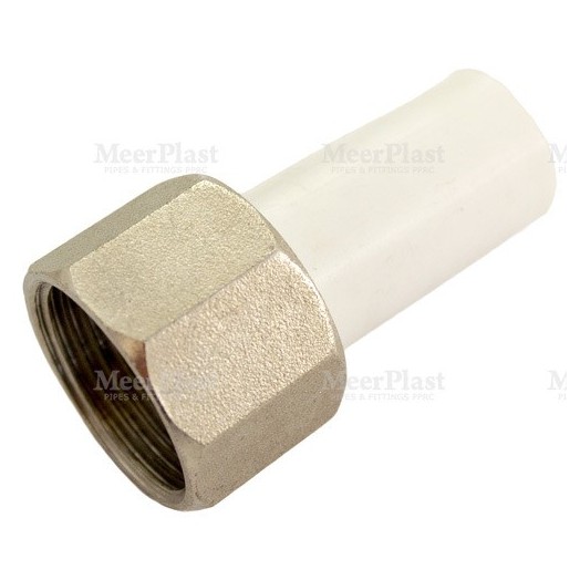 Штуцер PPRC с НГ 20 х ¾" MeerPlast Штуцер PPRC с НГ 20 х ¾" MeerPlast
