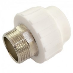 Муфта комбинированная PPRC НР 50 х 1½" MeerPlast Муфта комбинированная PPRC НР 50 х 1½" MeerPlast