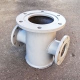 Пожарная подставка фланцевая ППФ 100 с ЦПП чугунная литая Пожарная подставка фланцевая ППФ 100 с ЦПП чугунная литая